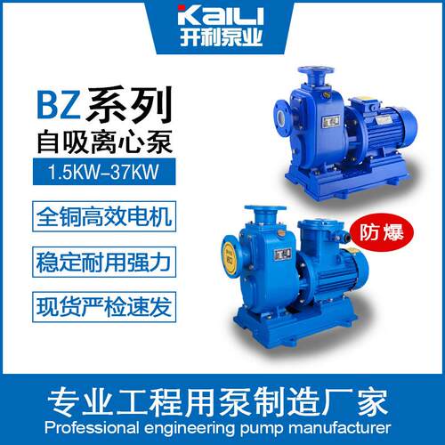 自吸泵50BZ-25直联式铸铁抽水机水泵稳定耐用强劲离心泵厂家