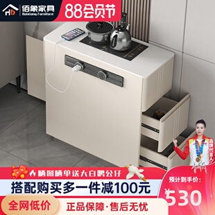 小岛台单柜小尺寸窄岛台餐桌一体厨房可移动单独中岛台储物餐边柜