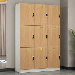 木质更衣柜员工美容理发店存包柜储物柜存衣柜健身房瑜伽洗浴带锁