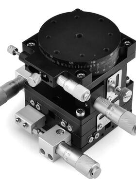 供应 60*60XYR轴LT60Z水平升降 手动可调平 台  手动位移平台 LT6