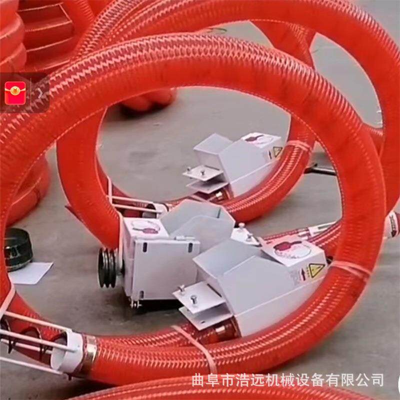 车载式弹簧蛟龙软管抽料机供应中驱动软管吸粮机运输机多少钱