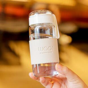 水杯女款玻璃杯耐高温微型水壶迷你杯子小巧水樽便携外带防烫水瓶