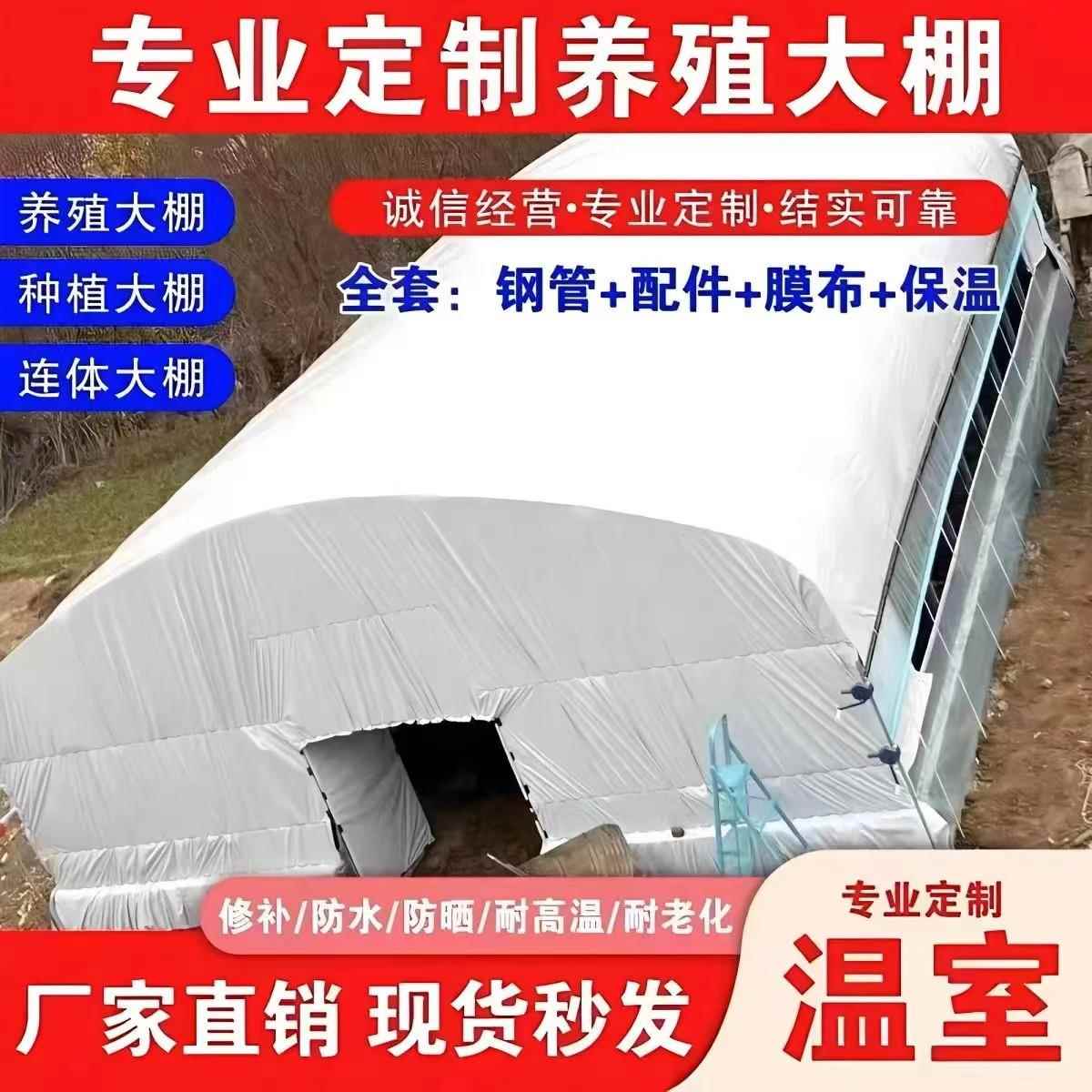 大棚钢管骨架温室大棚蔬菜大棚农业种植钢架热浸镀锌钢管养殖棚全