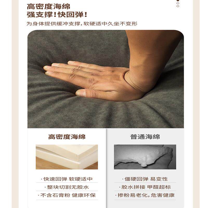 北美甄选免洗布艺沙发3.8mm热处理弓簧俄罗斯实木框架服装店民