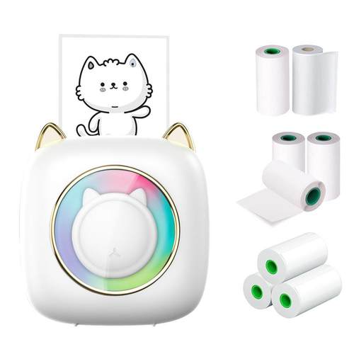 跨境便携式迷你学生错题口袋C23打印机标签照片不干胶热敏打印机