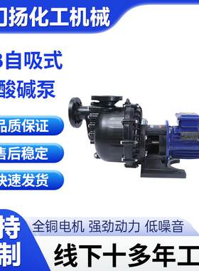 KB自吸式马肚泵耐腐蚀大头泵塑料化工耐酸碱铁氟龙电镀循环泵