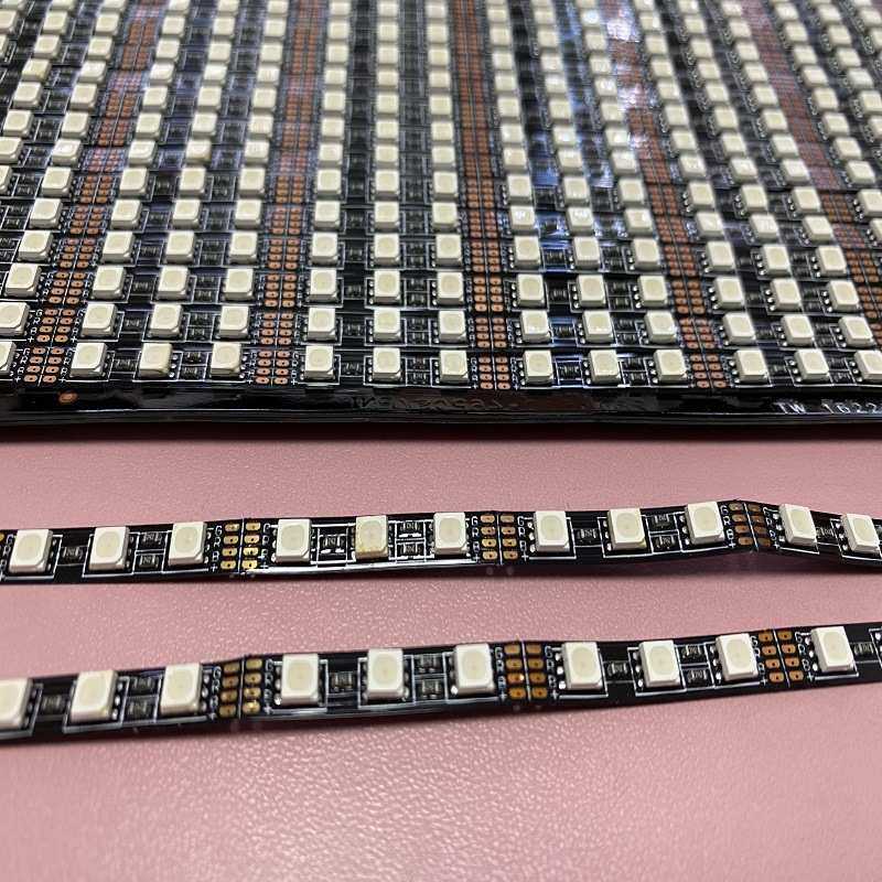 2019款3535FPC5mm宽软灯带RGB12V50cm54灯高亮窄板背光源七彩灯条