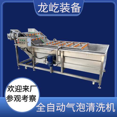 青菜气泡喷淋清洗红薯喷淋清洗气泡喷淋清洗设备果蔬清洗机
