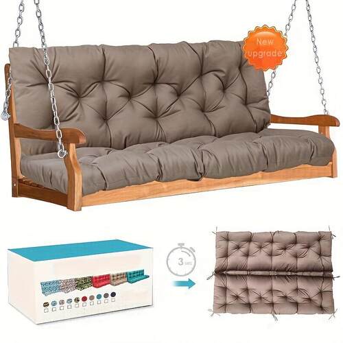 SwingReplacementCushionsThickWaterproofPorchSwing