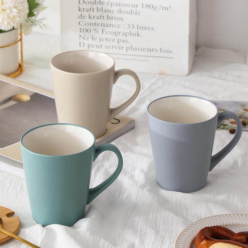 好看的ins北欧风陶瓷马克杯子带盖勺咖啡杯家用酒店水杯订做LOGO,餐饮具,马克杯,淘宝优惠券,粉丝福利购,淘宝优惠卷