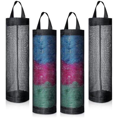 Home Grocery Bag Holder Hanging Storage Trash Bag Tool Kitch