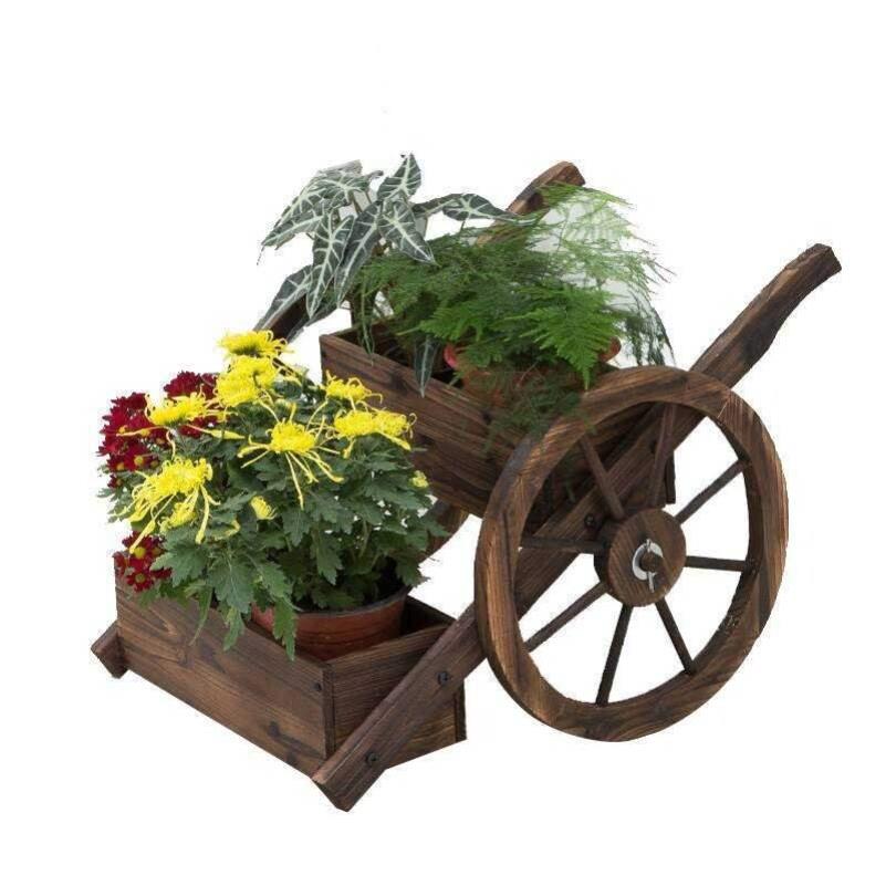 Carbonized anti-corrosion wooden float size float gardening