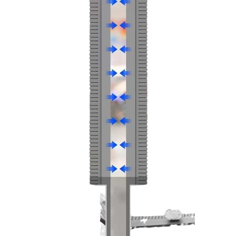 折叠门帘推拉挡风隔断塑料空调家用pvc防风透明磁吸自吸移动