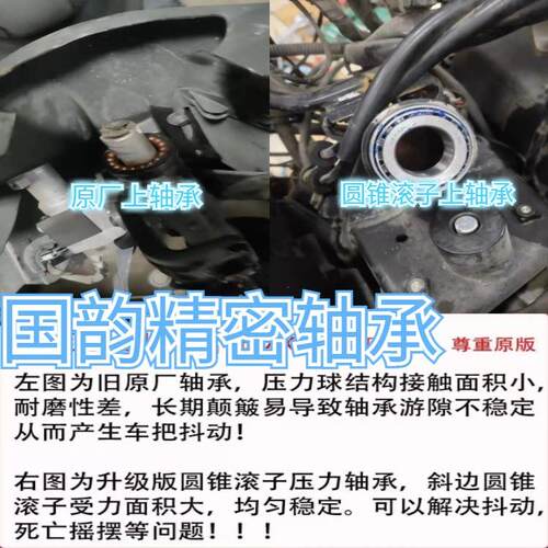 适用M山叶T0承3 MT07 M方T09向柱转向龙头压力锥形详情描述滚子轴