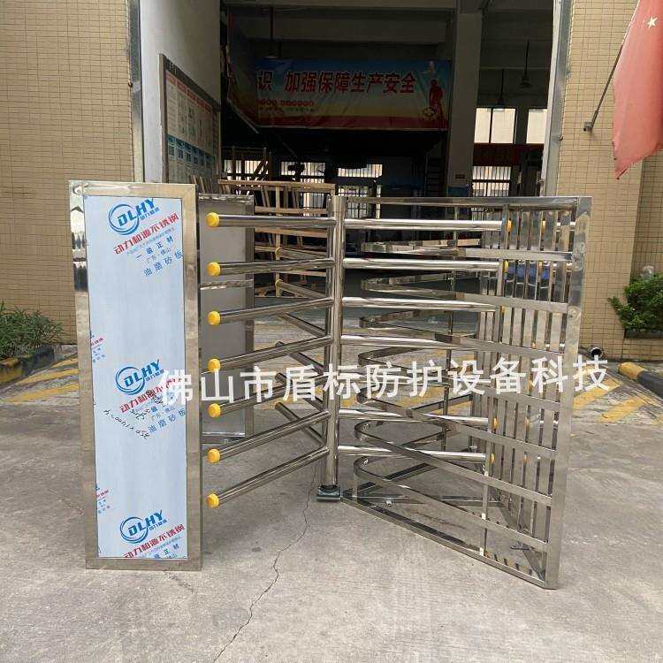 汽车站进站口单向手推旋转闸机 景区旅客导流单向滚闸 简易三辊闸