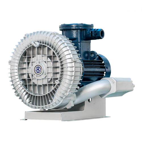 RB-21D-2旋涡式气泵增氧曝气鼓风机0.4KW/380V切纸机高压风机400w