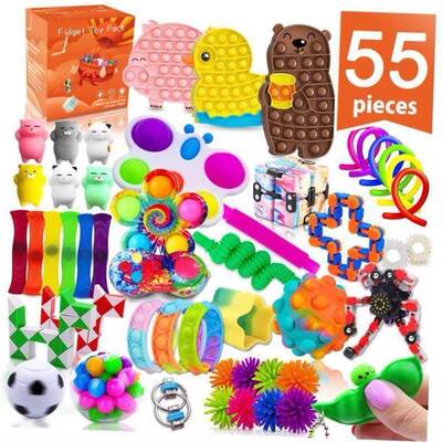 Mystery Fidget Toys Pack Set Pack Anti Stress Christmas Adve