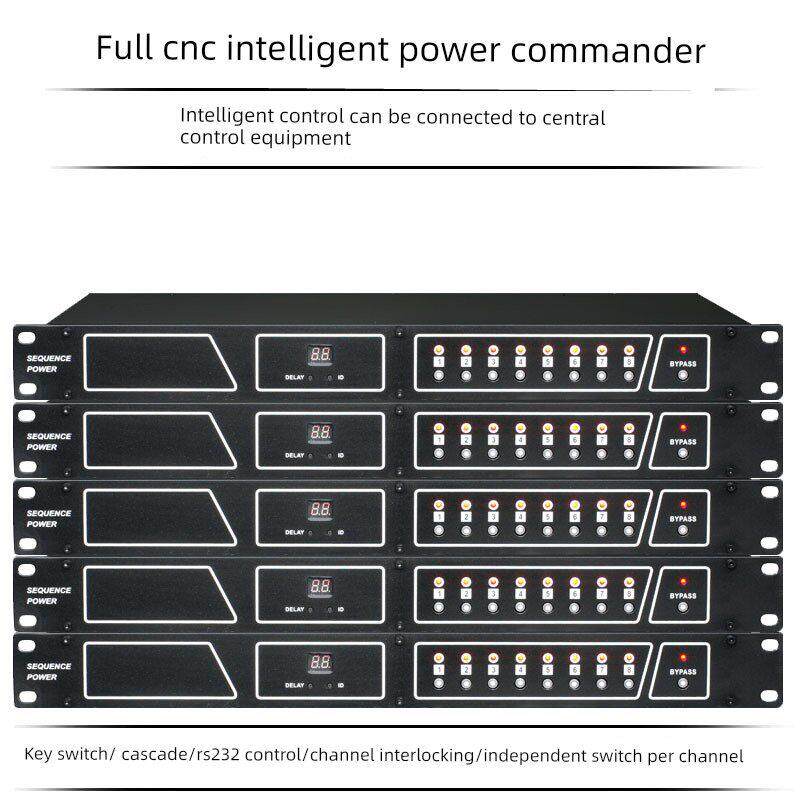 8通道功率序列器Rs232串口控制可编程网络版本净化过滤器