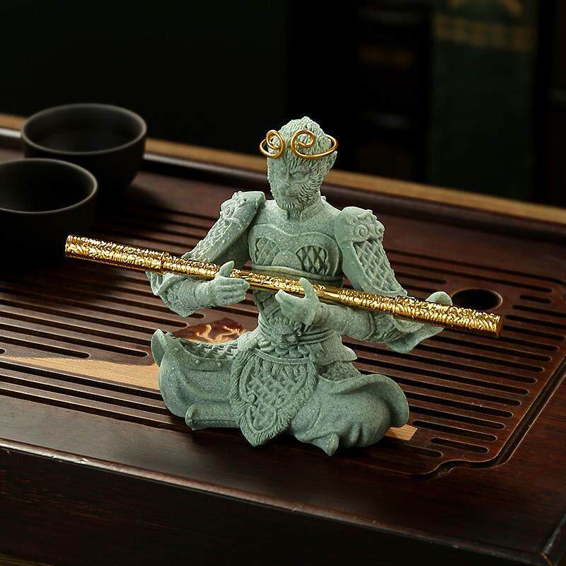 孙悟空孙悟空战神佛猴装饰桌面小茶宠物装饰假山盆景鱼缸景观美化