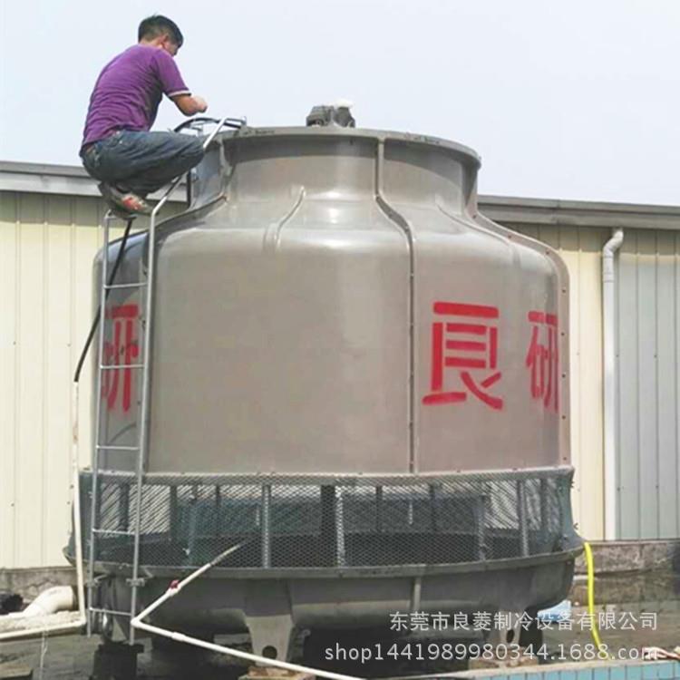 厂家150吨小型玻璃钢圆形冷却塔注塑机降温散热逆流凉水塔