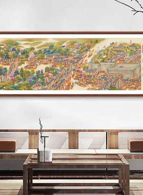 盛世繁华图十字绣2024新款线绣客厅大幅风景经典名画满绣收藏大画