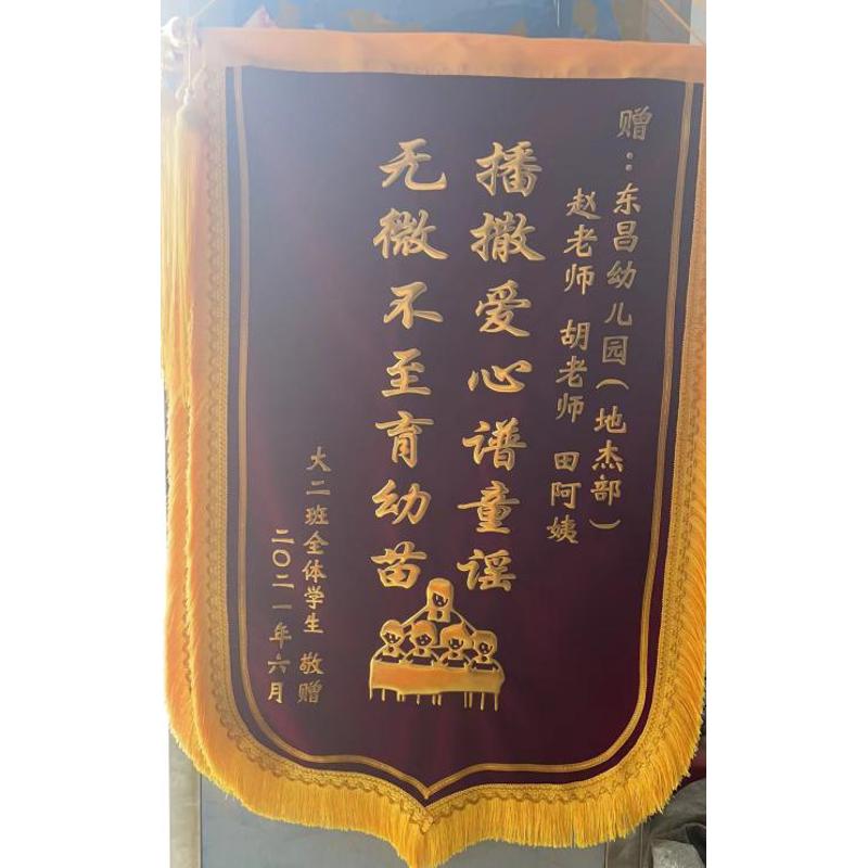锦旗定做感谢医生护士幼儿园老师月嫂物业服务订做定制锦旗