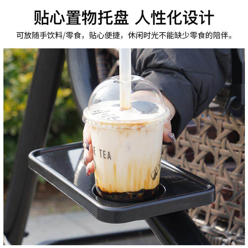 户外铁艺家用庭院秋千民宿双人秋千吊椅摇椅室内阳台成人儿童吊床