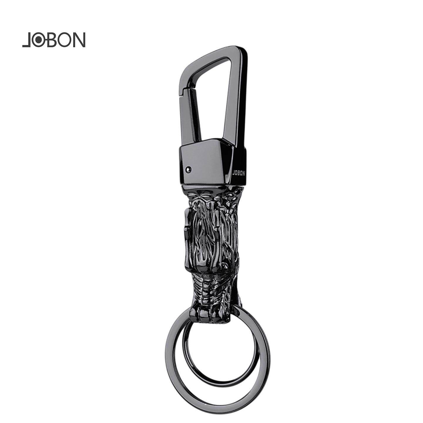 汽车钥匙扣男女钥匙链金属龙头双环腰挂锁匙扣挂扣高档腰挂车挂件