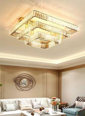 客灯le888d吸顶灯02厅新款家用5简约现代大气水晶2餐厅卧室灯具大