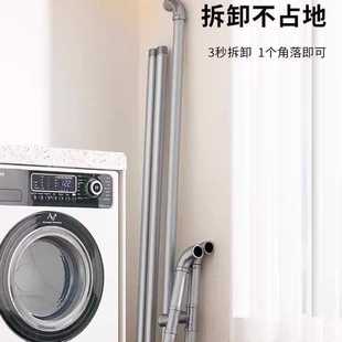 钢管晾衣架落地家用户外阳台简易加粗衣服水管凉衣杆子卧室乐之芸