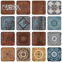 圓角復(fù)仿古磚拼花片田園歐美式鄉(xiāng)村500x500*地板面磁瓷磚室外庭院