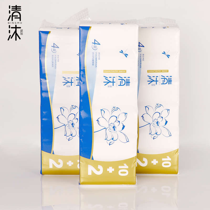 清沐原木无芯卷纸纸巾36卷家用实惠装整箱厕纸宿舍用卫生纸厕所纸