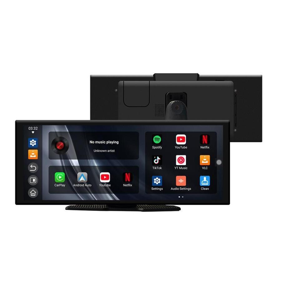 10.25英寸无线CarPlay便携屏安卓系统2+32GB车载多媒体新增BSD