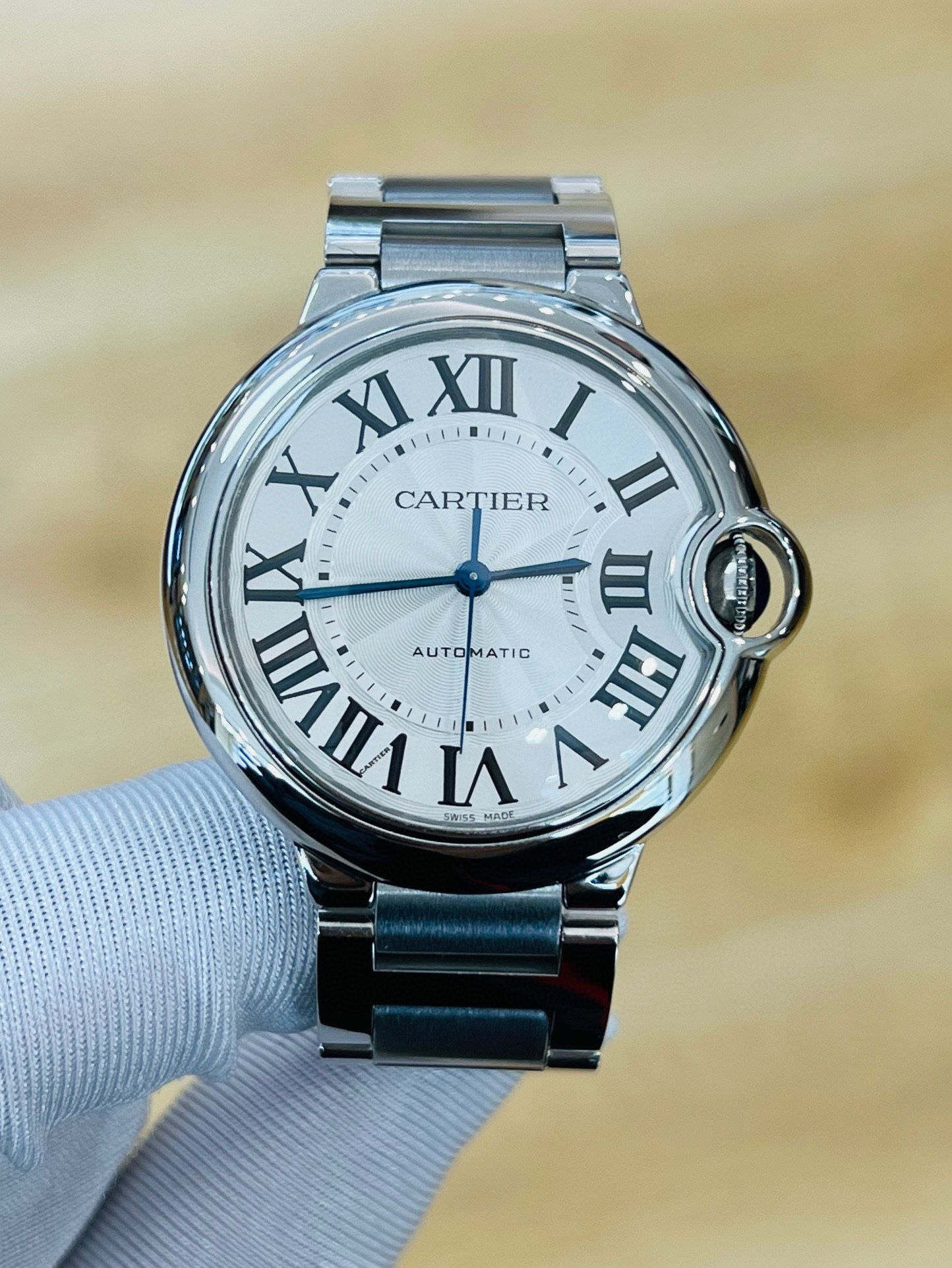 表径36.6mm[9.8新卡地亚蓝气球系列自动机械女士手表W6920046