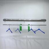 服装 店示色不锈钢镜面橱展742窗悬挂吊杆吊架陈架列货架银吊顶挂