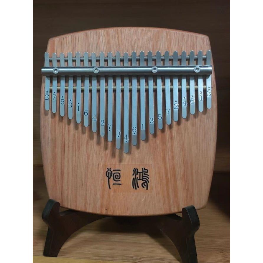 高档鸿拇指琴卡林巴琴金丝黄檀木1音7音恒21手指琴琴类乐器灵卡钢