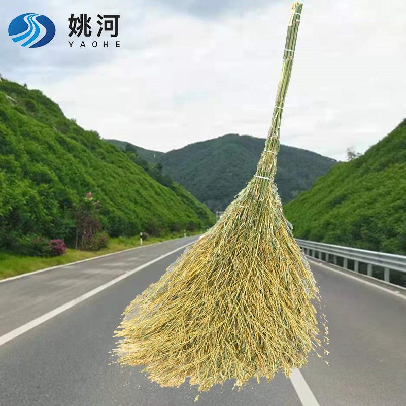 户外大扫把竹扫把塑料丝大扫把环卫工人物业专用老式庭院扫把神器