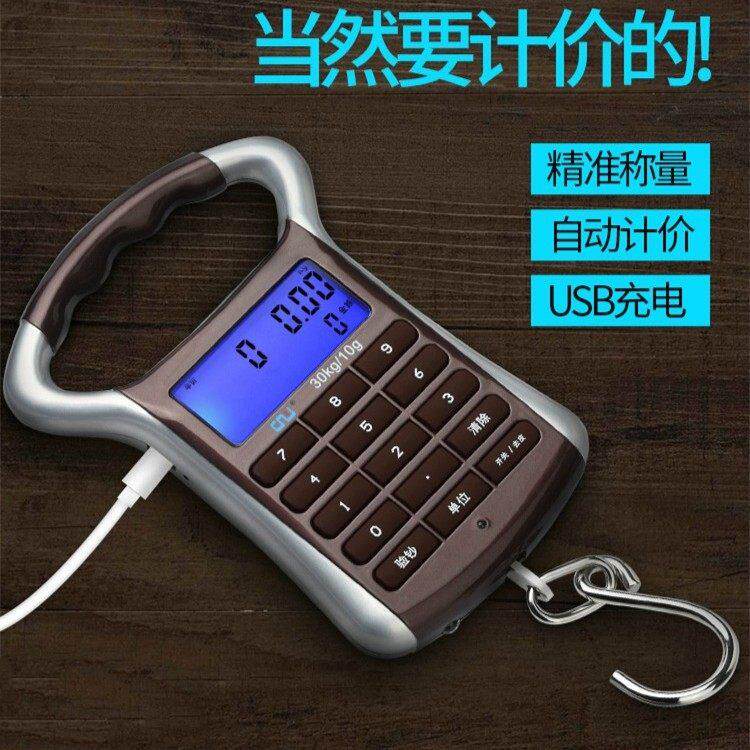充电计价秤cnw手提秤快递秤钓鱼秤买 菜称重卖菜秤商用电子秤台秤