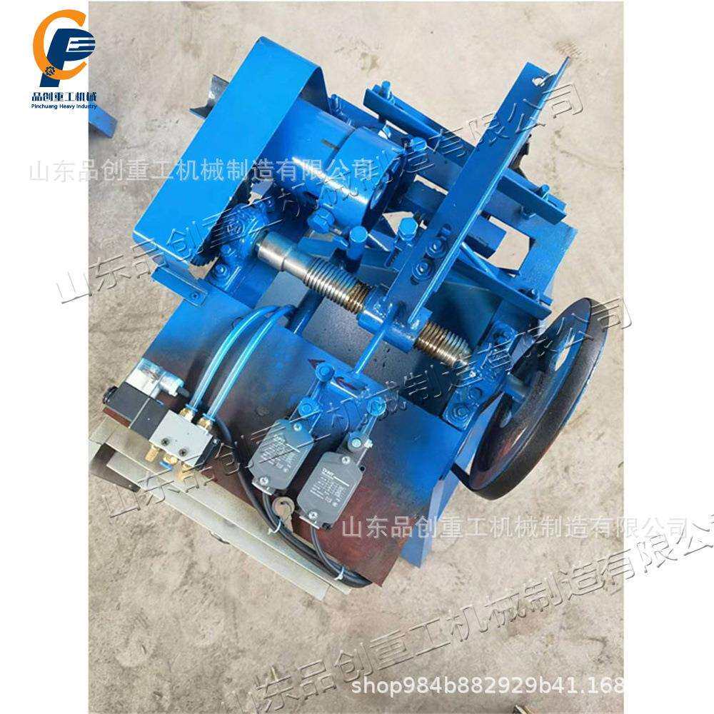 电动液压扫把杆开牙机拖把杆木棒螺纹机全自动圆棒木材套丝机