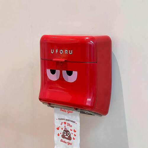 化妆室纸巾盒壁挂式免打孔厕所卫生纸盒卫生纸置物架卫生纸盒卷筒