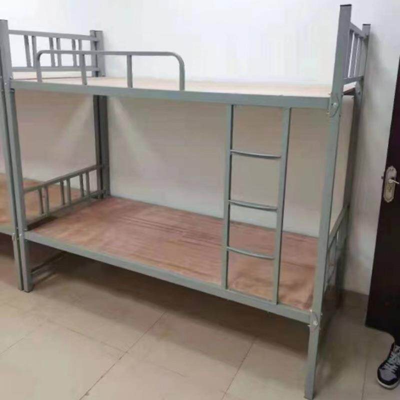 简易上下铺铁床架学生下学校宿员舍床24012596上铺工工地加厚高低