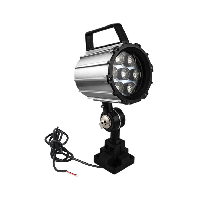 LED防水数控机床工作灯7W24V短拐臂型防油机床灯