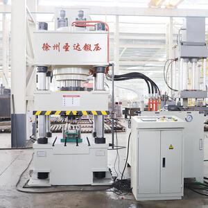 徐州圣达锻压400T吨锚杆托盘模压成型四柱液压机金属拉伸油压力机