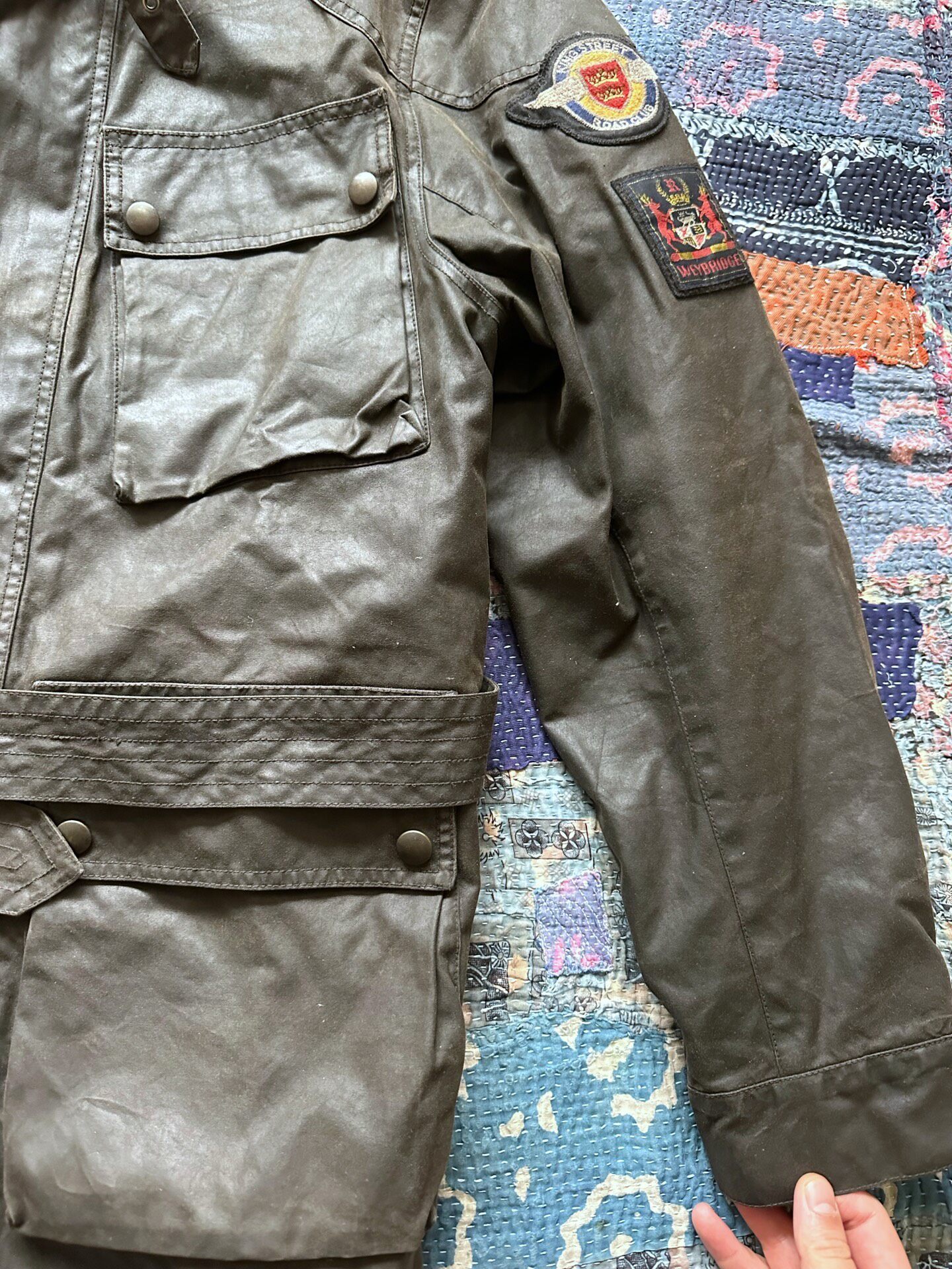 Ralph Lauren RRL Oiled Wax Jacket — back