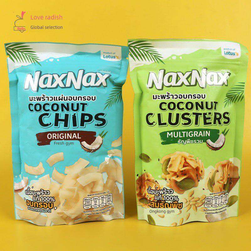NAXNAX原味椰子片杂粮椰子脆片零食椰子脆片休闲零食40g
