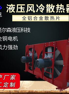 圣尔森大型矿用圆锥破碎机稀油站散热器冷却器风冷散热器可定制