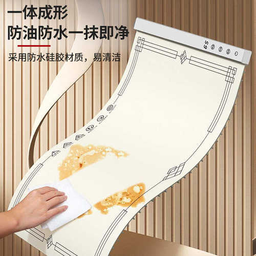 柔性可卷硅胶暖菜板智能家用多功能折叠暖菜电加热保温热菜板
