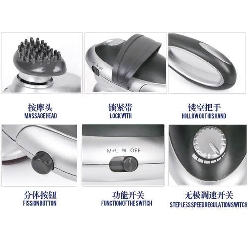新款立昌2017A电多功能手持式肩颈椎按摩器身全敲打锤动腰背摩捶