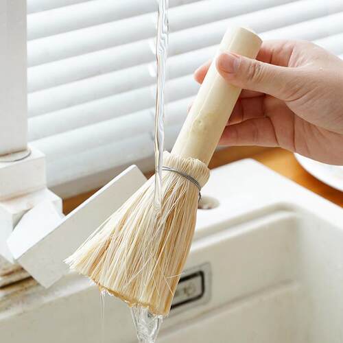 Natural Coconut Palm Pot Scrubber, Gentle on Pots, Cleaning