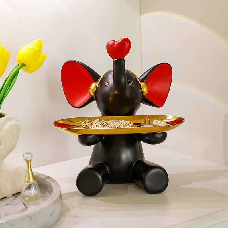 创意大耳象摆件入户门口钥匙置物架客厅玄关酒柜电视柜装饰品摆设,特色手工艺,其他特色工艺品,淘宝优惠券,粉丝福利购,淘宝优惠卷